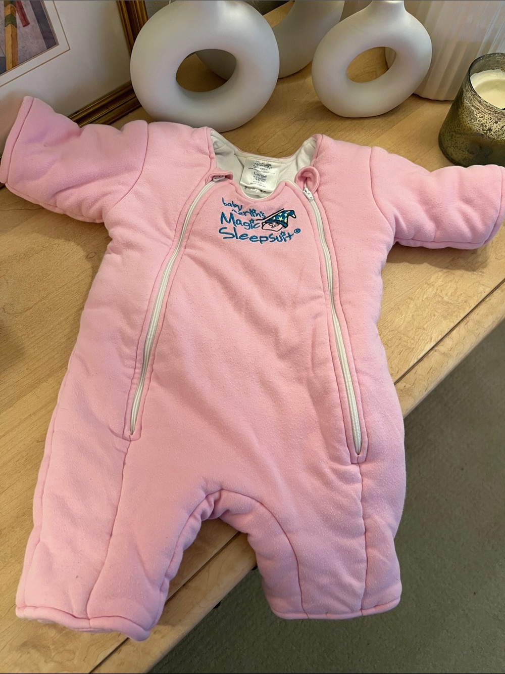 Large Magic Sleepsuit Pink Baby Sleep Sack